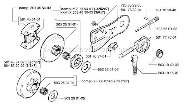 husqvarna 61 parts diagram