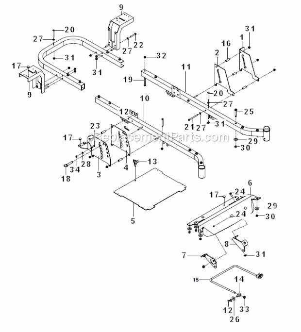 husqvarna zero turn mower parts diagram