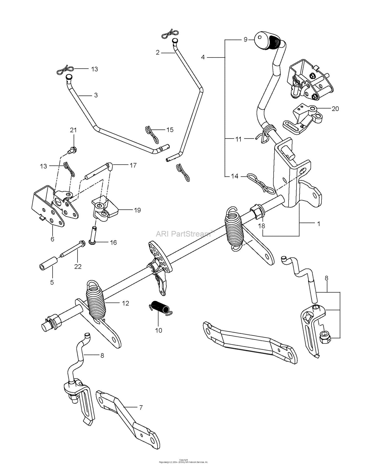 husqvarna zero turn mower parts diagram