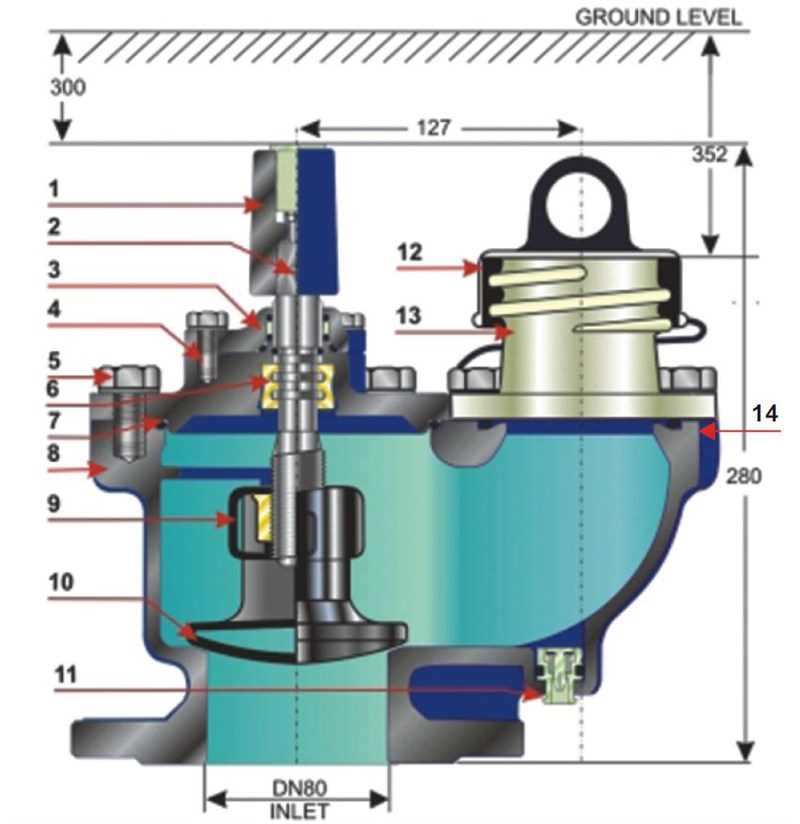hydrant parts diagram