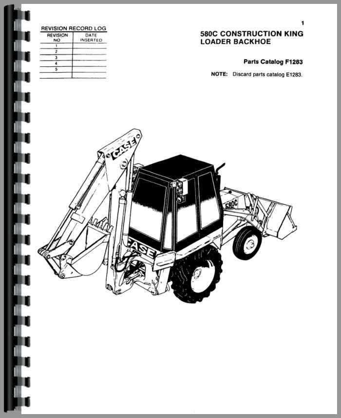 hydraulic case 580 backhoe parts diagram