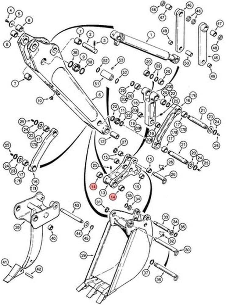 hydraulic case 580 backhoe parts diagram