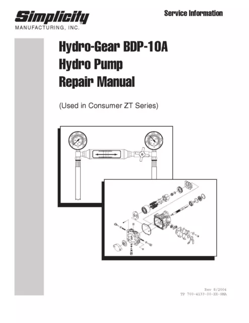 hydro gear zt 5400 parts diagram