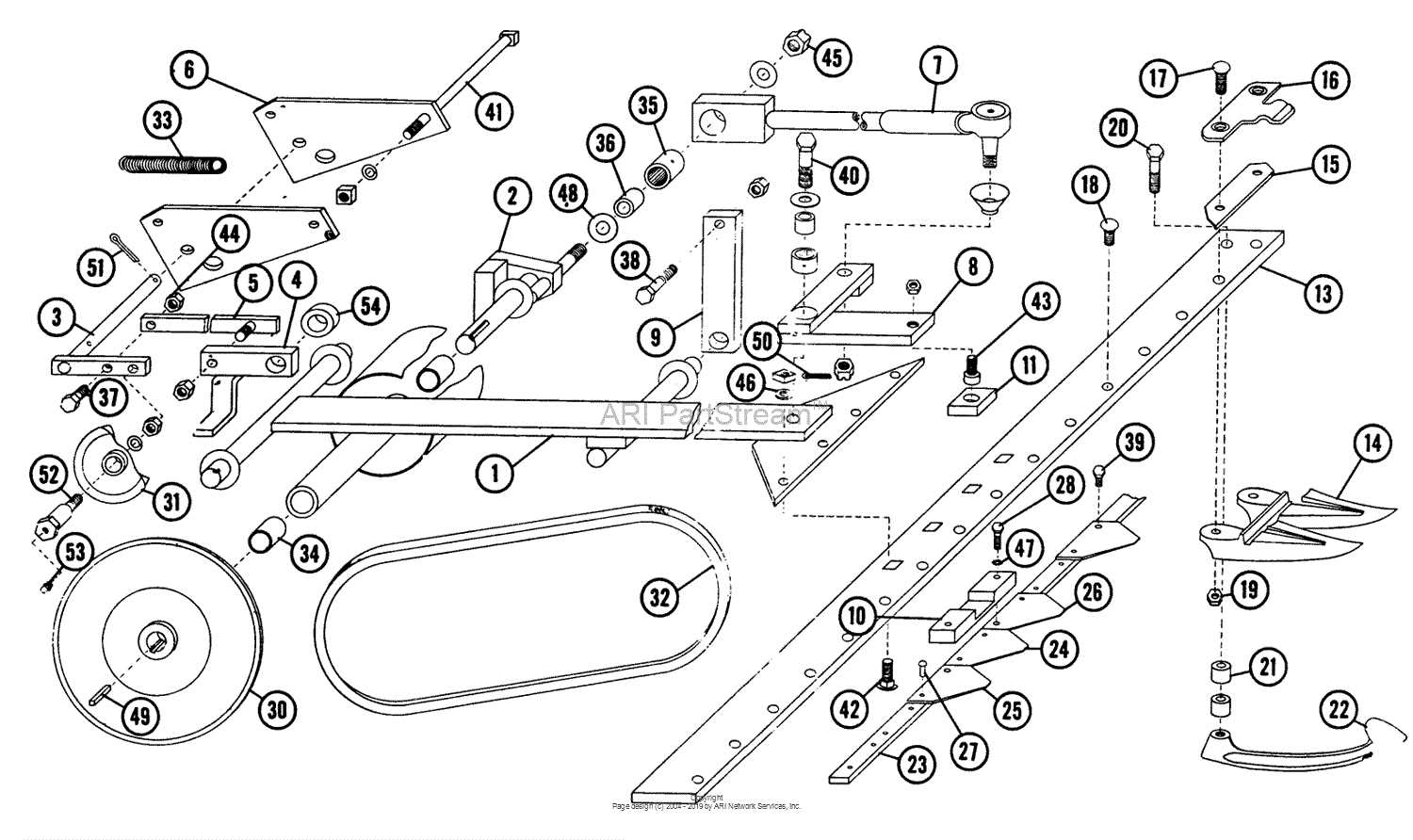 ih 100 sickle mower parts diagram