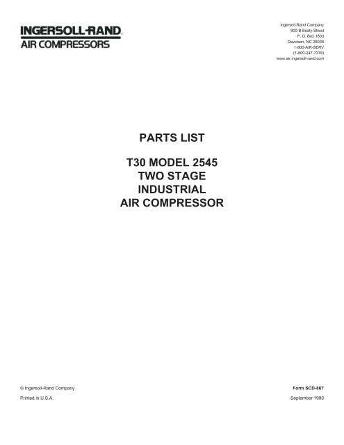 ingersoll rand parts diagram