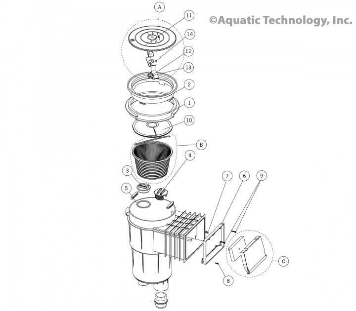 inground pool parts diagram