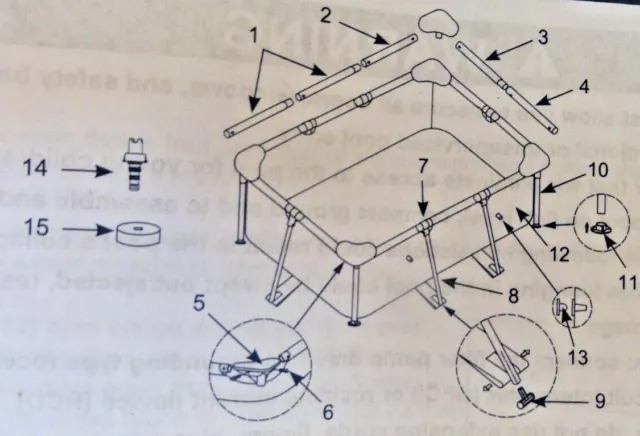 inground pool parts diagram