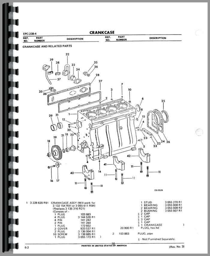 international tractor parts diagram