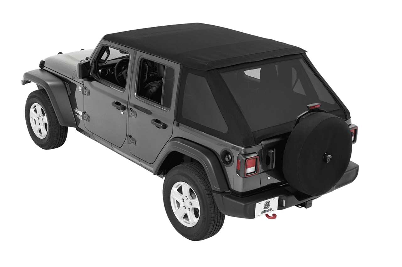 jeep wrangler jl soft top parts diagram