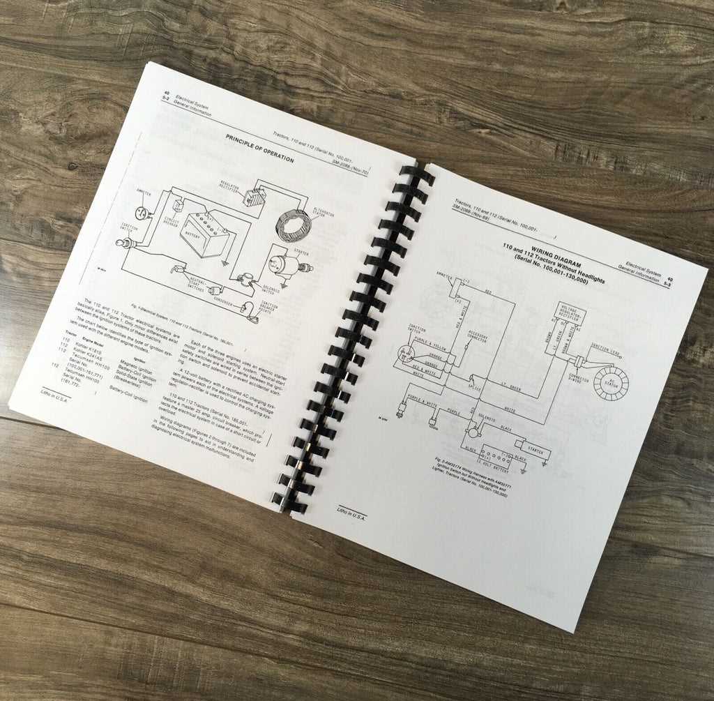 john deere 110 parts diagram