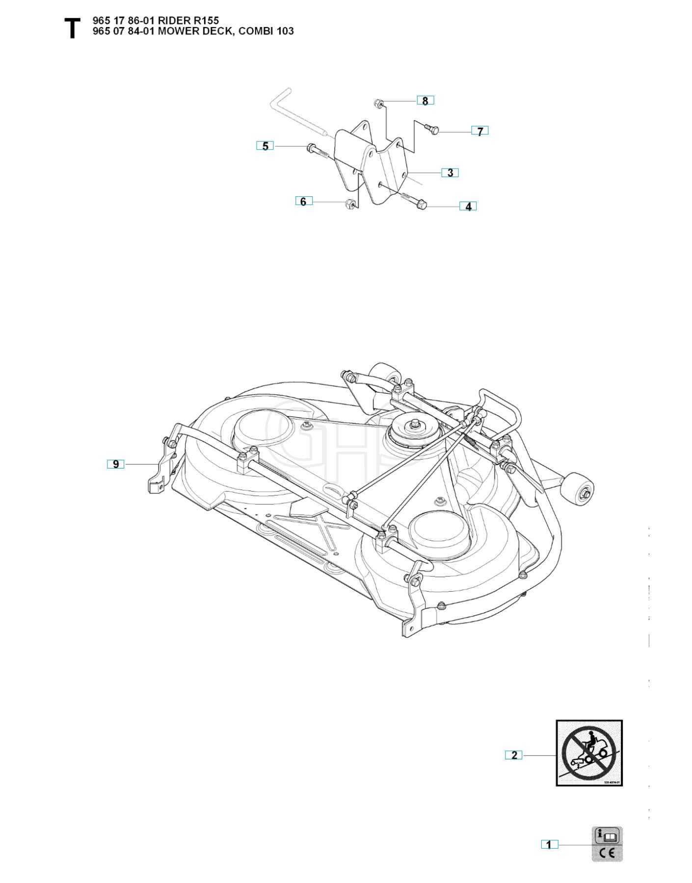 john deere 115 parts diagram