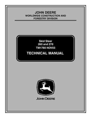 john deere 260 parts diagram