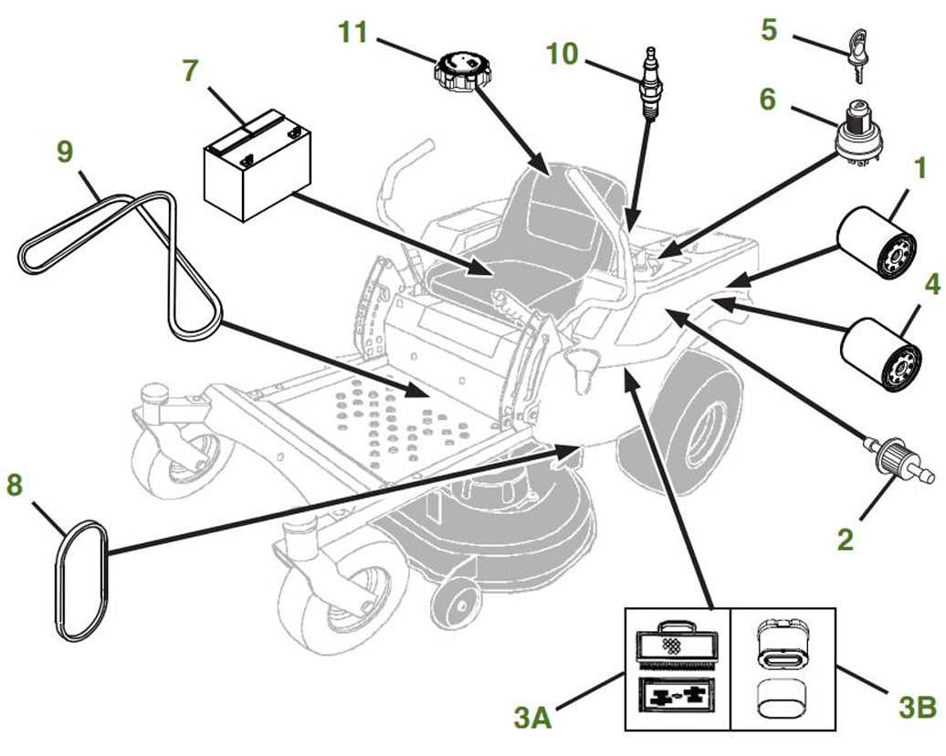 john deere 425 parts diagram