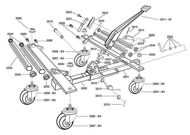 john deere 4500 parts diagram