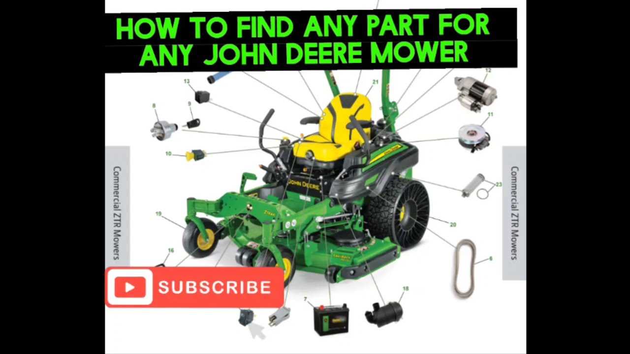 john deere 7 iron deck parts diagram