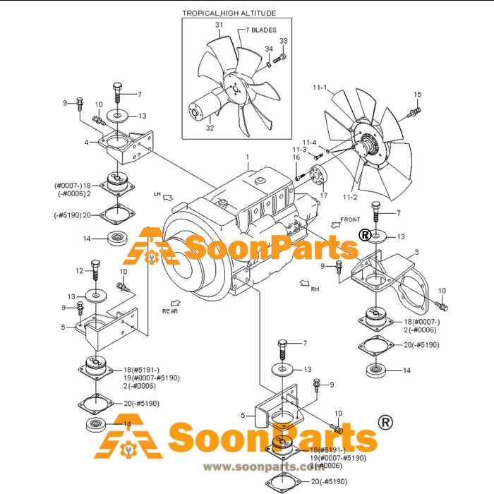 john deere 717a parts diagram