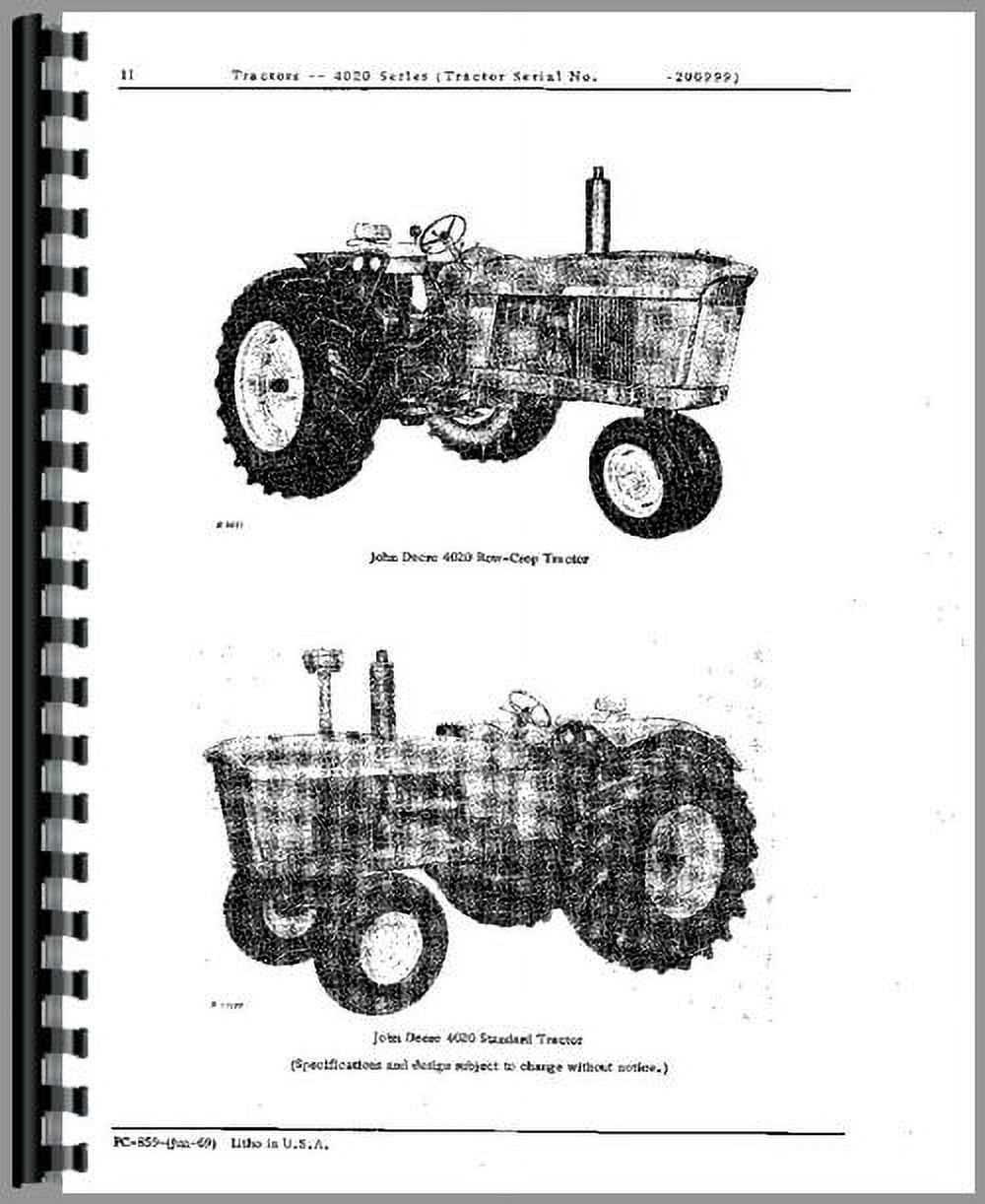 john deere 855 parts diagram