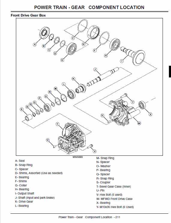 john deere gator 825i parts diagram