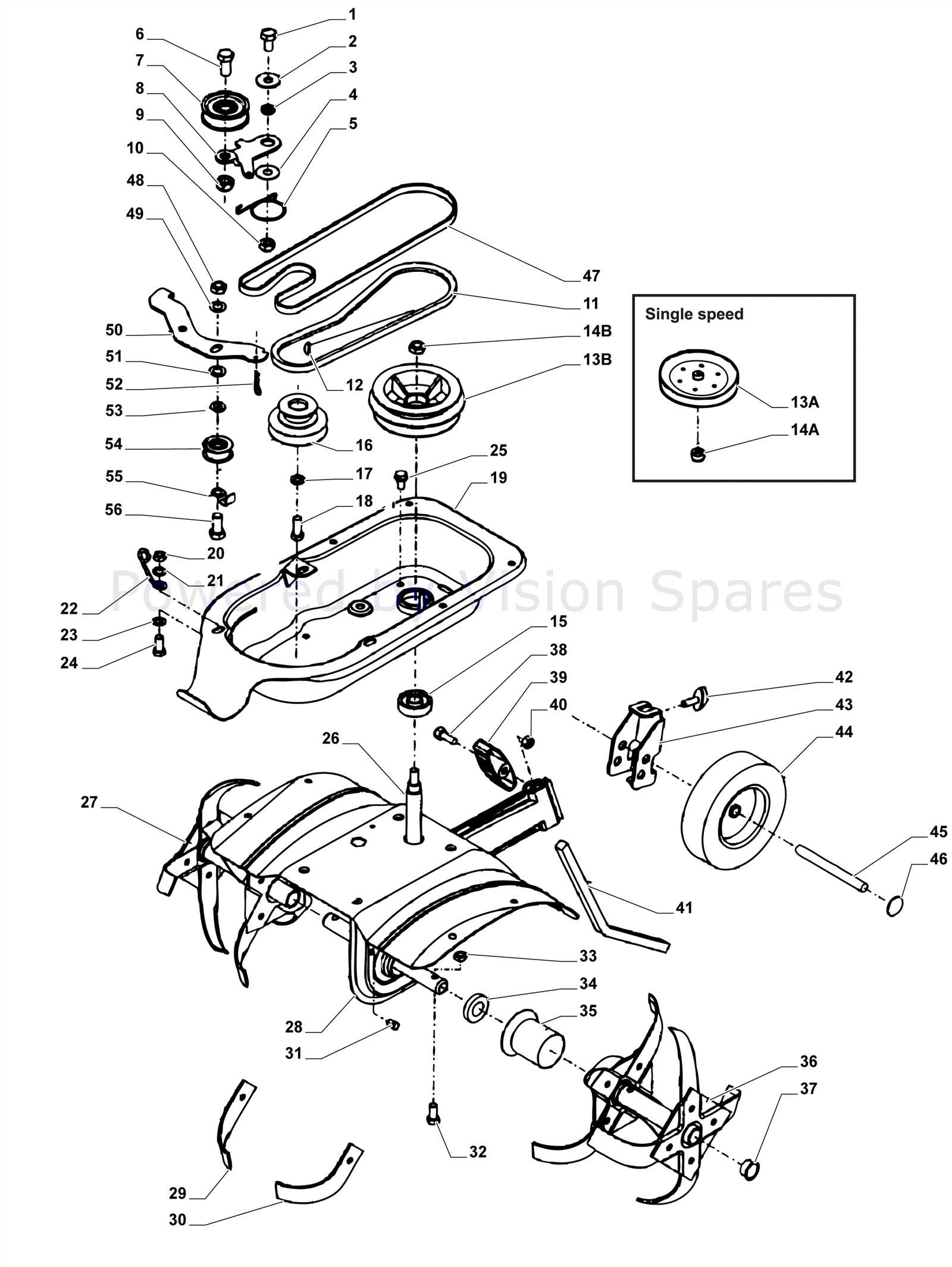 john deere l100 parts diagram