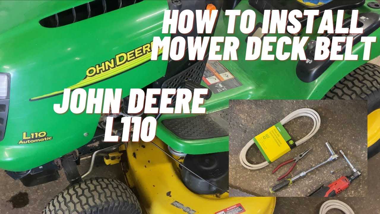 john deere l120 deck parts diagram