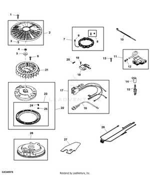 john deere l120 deck parts diagram