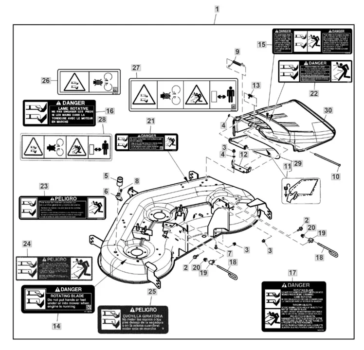 john deere la110 parts diagram