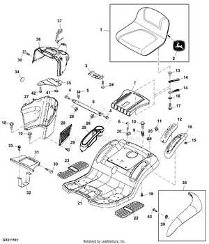 john deere la145 steering parts diagram