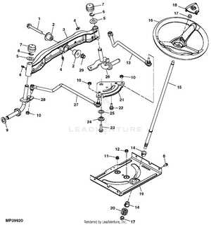 john deere la145 steering parts diagram