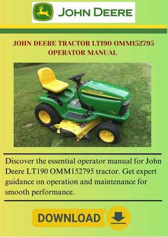 john deere lt190 parts diagram