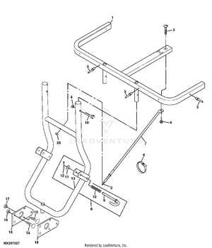 john deere power flow bagger parts diagram