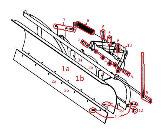 john deere snow plow parts diagram