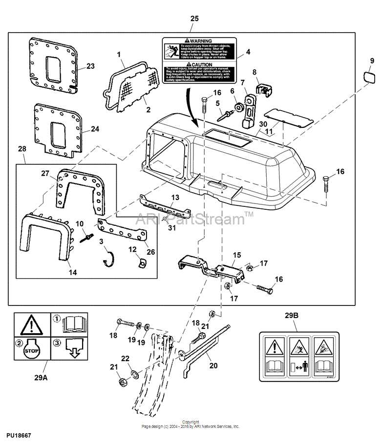 john deere stx38 parts diagram