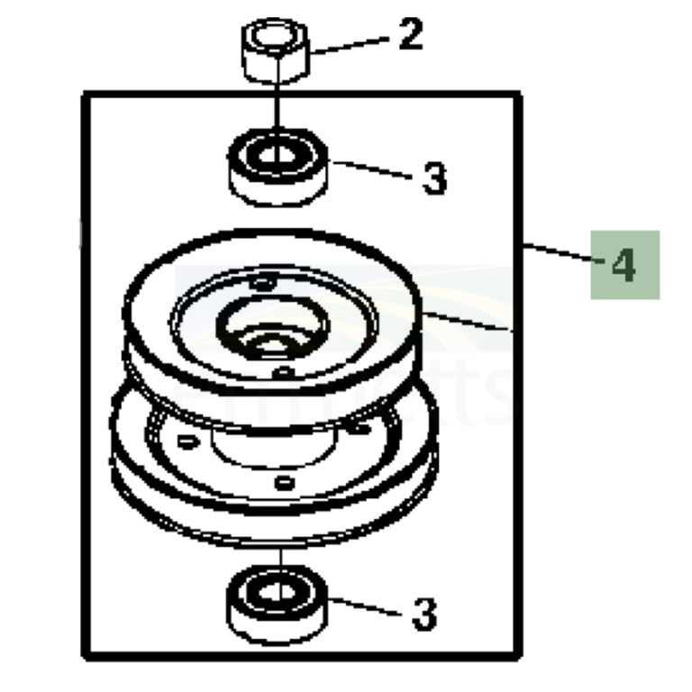 john deere x320 deck parts diagram