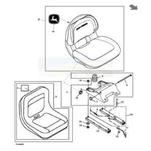 john deere x340 parts diagram