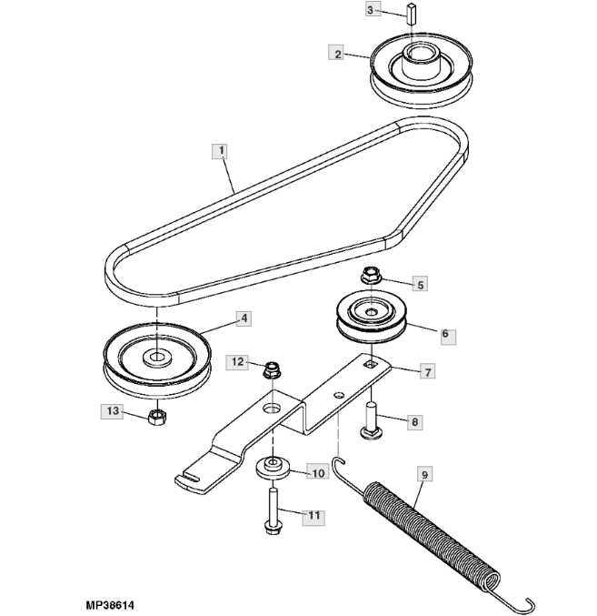 john deere z445 parts diagram