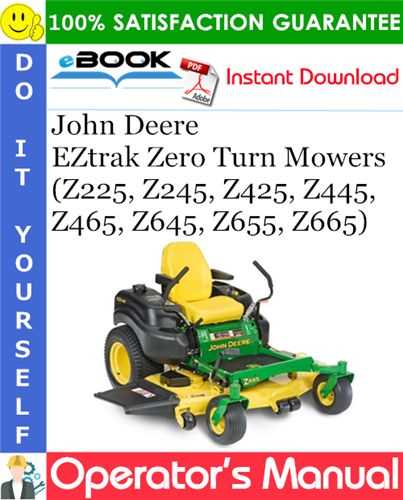 john deere z445 parts diagram