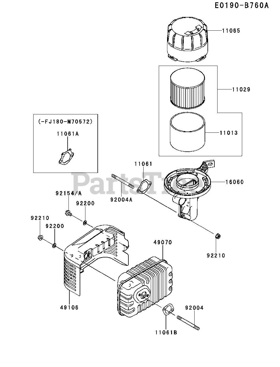 kawasaki fj180v parts diagram