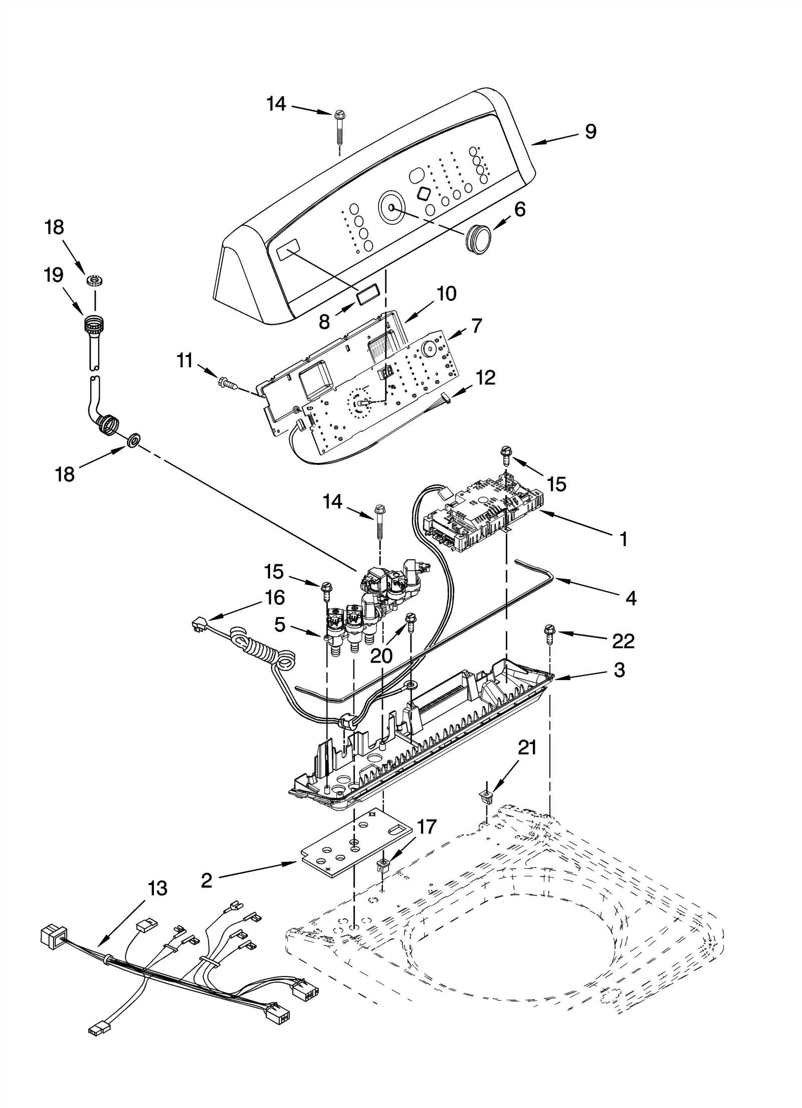 kenmore 80 series washer parts diagram