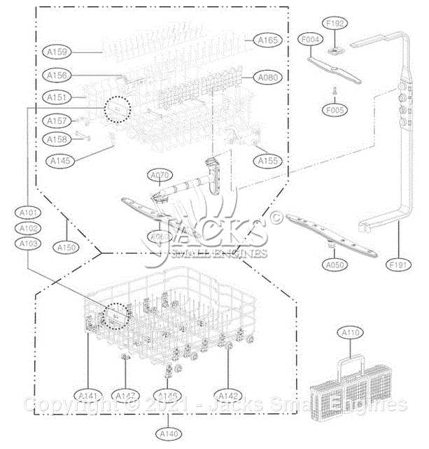 kenmore dishwasher parts diagram model 665