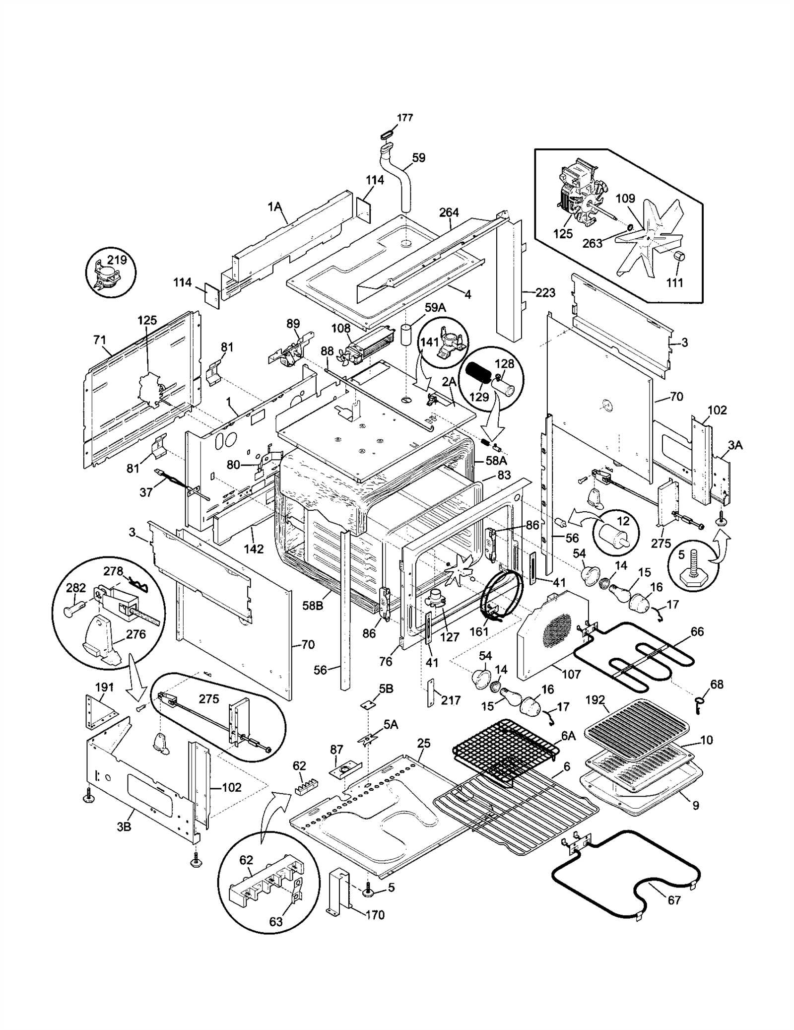 kenmore model 665 parts diagram