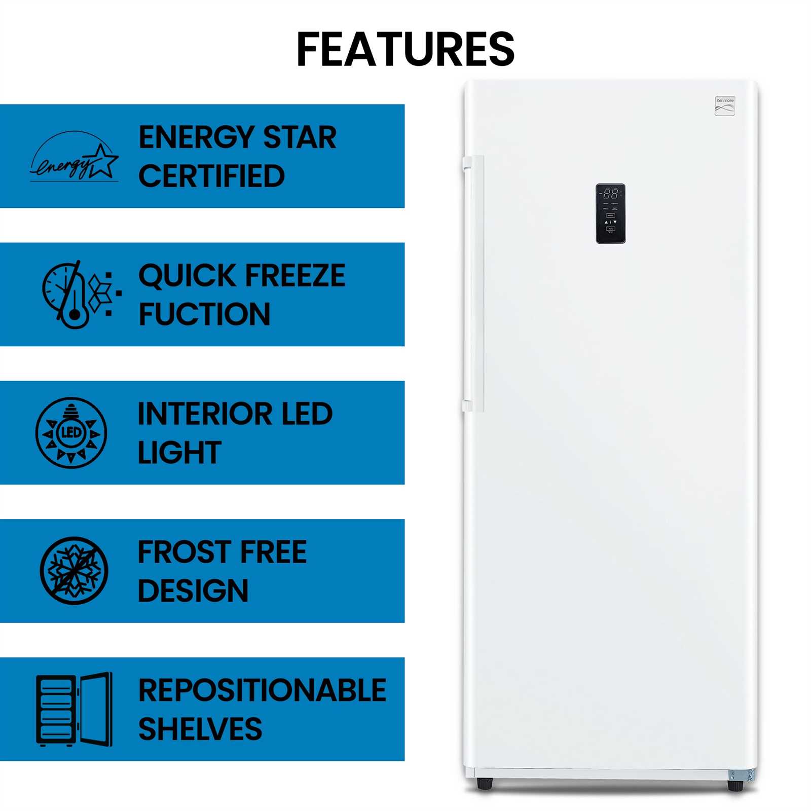 kenmore upright freezer parts diagram