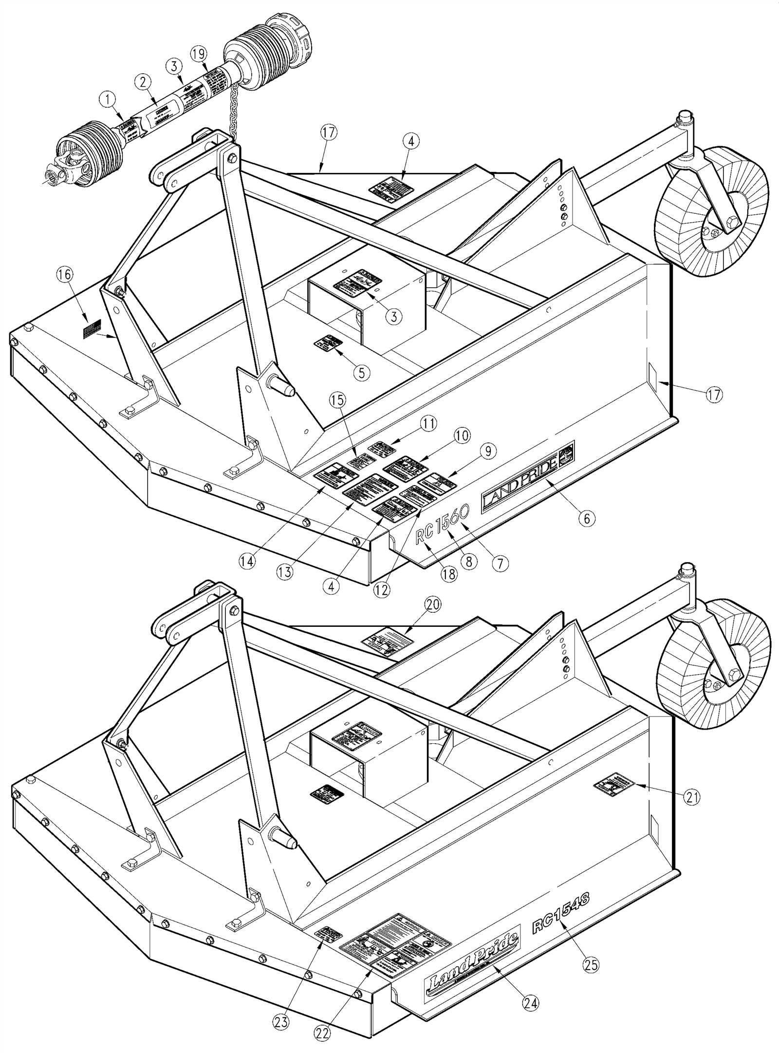 king kutter brush hog parts diagram