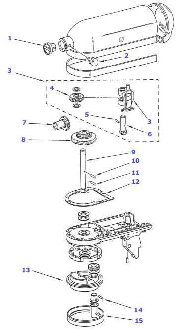 kitchenaid 600 parts diagram