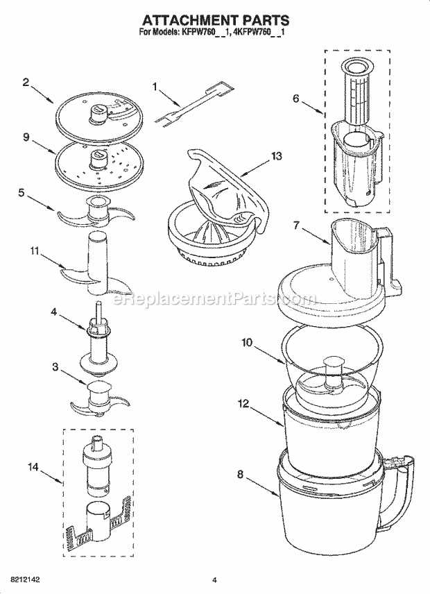 kitchenaid parts diagram