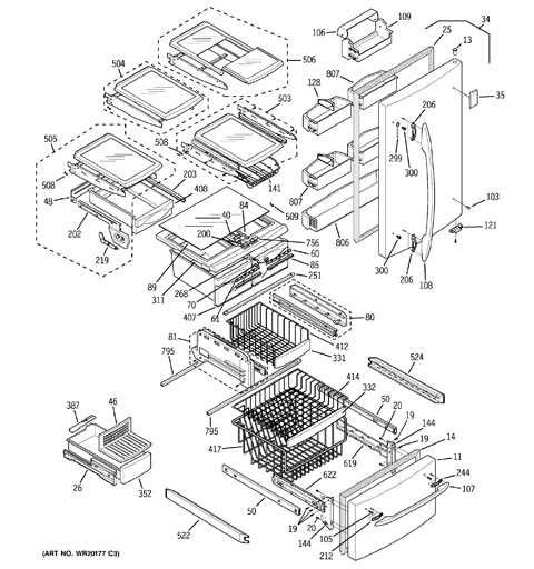 kitchenaid refrigerator parts diagram