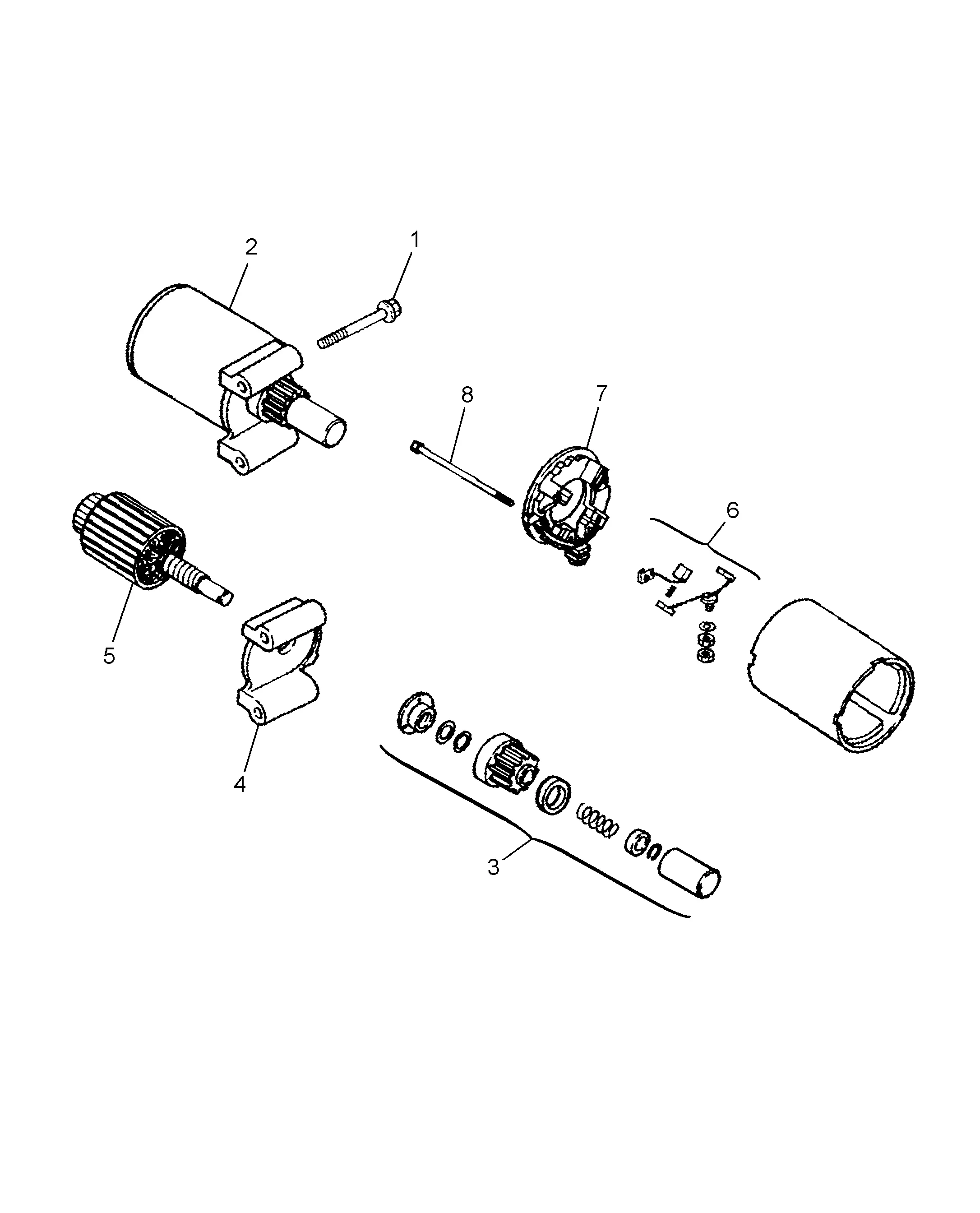 kohler starter parts diagram