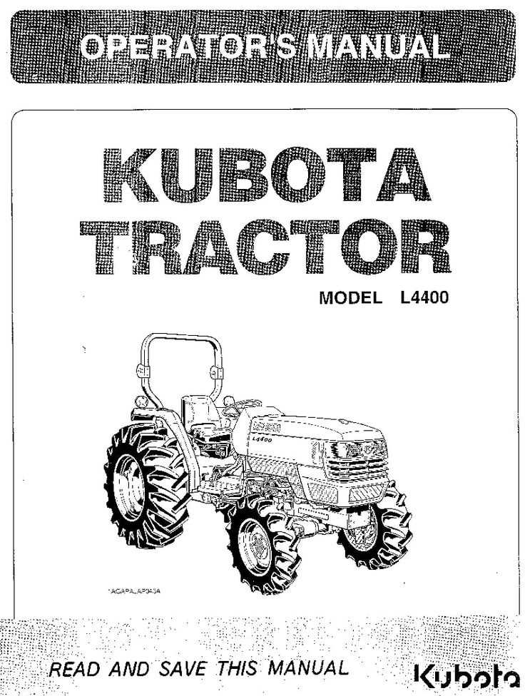 kubota l4400 parts diagram