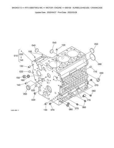 kubota rtv 500 parts diagram