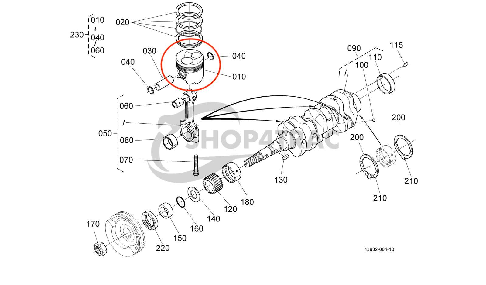 kubota v2203 parts diagram