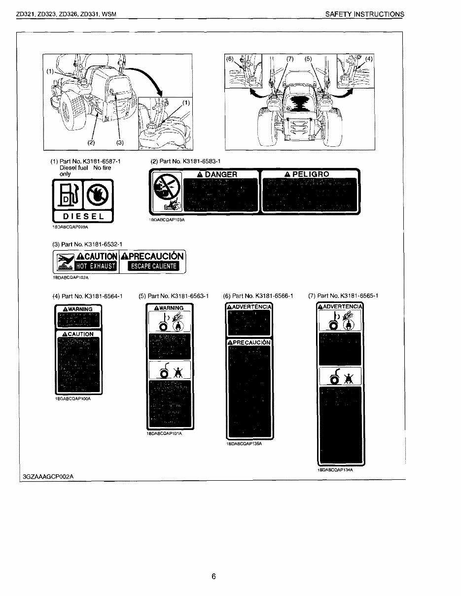 kubota zd321 parts diagram